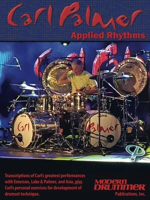 Applied Rhythms Drum Book Carl Palmer Drum Method NEW 000381954 • $17.95