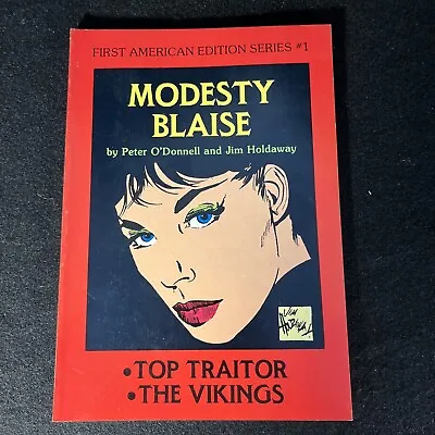 Modesty Blaise First American Edition Series #1 / TOP TRAITOR / THE VIKINGS • $18