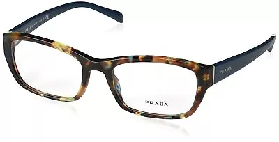 Prada Eyeglasses Havana Spotted Blue 0PR18OV NAG1O1  52 • $100.99