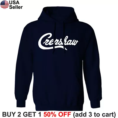 Straight Outta Crenshaw Hooded Sweat Shirt LA Rap Hip Hop Hoodie Sweater Urban • $30.98