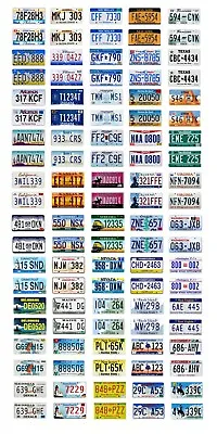 1/18 Scale Model Car Assorted USA 2000 License Plates State Tags 1:18 • $11.69