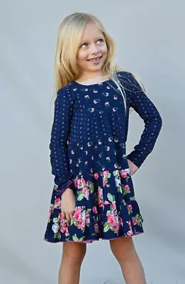 NWT Girls Matilda Jane Dream Chasers Twirl In Floral Dress Size 12 NWT • $46.95