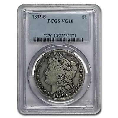 1893-S Morgan Dollar VG-10 PCGS • $5235.29