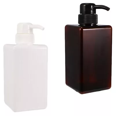 2 Pcs Lotion Bottle Refillable Pump Dispenser Travel Bottles Hand Wash • £10.68