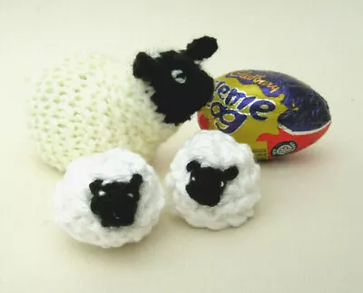  KNITTING PATTERN Easter Sheep & Lambs Creme Egg Chocolate Cover  • £2.90