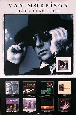 Van Morrison 1995 Days Like This Original Promo Poster • $39.99