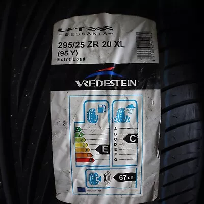 295 25 20 Vredestein Ultrac SUV Sessanta With 100% Tread 13/32 95Y #18176 • $139.99