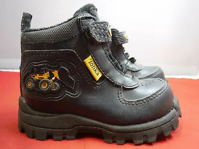 FC13 Toddler Sz 5 Boys 2005 TONKA Truck Hasbro Black Yellow Combat Boots Shoes • $10