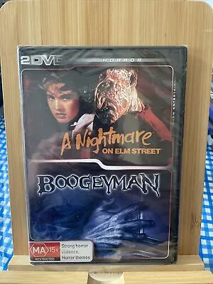 A Nightmare On Elm Street + Boogeyman Double DVD Region 4 BRAND NEW • £18.80