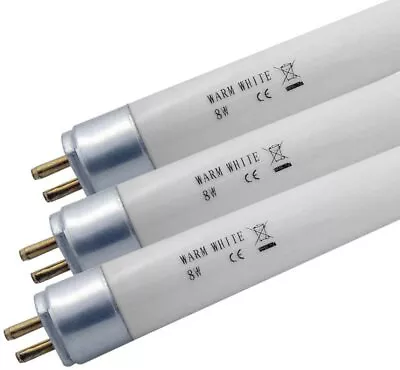 3 X Smilight 8w T5 224mm Warm White Fluorescent Tube / Bulbs For MFI & Howdens   • £14