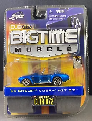 Jada Toys~Dub Citu~Bigtime Muscle~1969 '69 Shelby Cobra 427S/C~CLTR 072~NIP~1:64 • $9.99