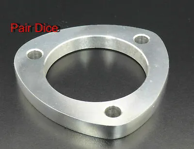 3.5  OD Exhaust 3 Holes 1/2  304 Stainless Steel FLANGE Pipe Collector CatBack • $19.13