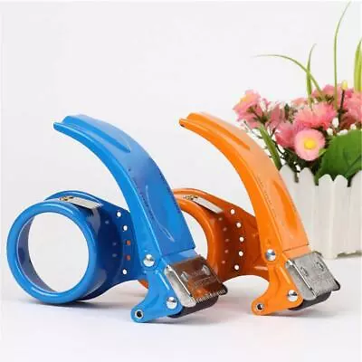 NEW Heavy Duty Metal Packing Packaging Tape Roll Hand Dispenser Gifts Gun • £5.39