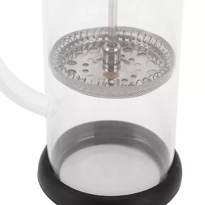 (350ml Bamboo Cover) French Press Pot High Borosilicate Hand Brewing French • £15.36