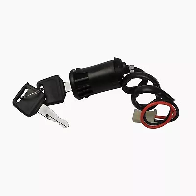 Universal Ignition Switch Motorcycle Barrel Key Switch 2 Wire Motorbike W 2 Keys • $7.89