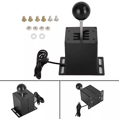 $90.89 • Buy 6+R USB Simulator H Gear Shifter For Logitech G29 G920 Steering Wheel PC Black