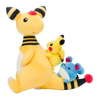 Pokemon Plush Ampharos Pikachu Marill Stuffed Toy Pokemon Center TOKYO BAY Japan • $69
