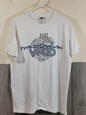 $39.95 • Buy Harley-Davidson V-ROD 2002 T-Shirt White Motorcycle Graphic Biker Tee