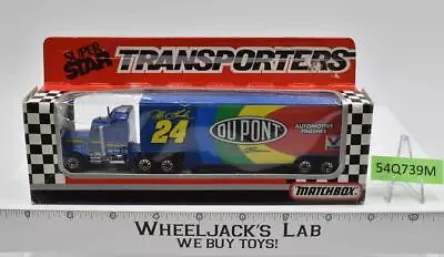 Dupont Racing Superstar Transporters Matchbox 1992 Mattel Wheels NEW MIB • $9.13