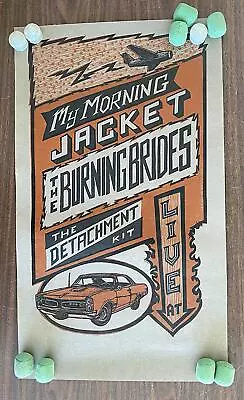 My Morning Jacket Live 2003 Cardboard Silkscreen Concert Tour Blank Poster • $150