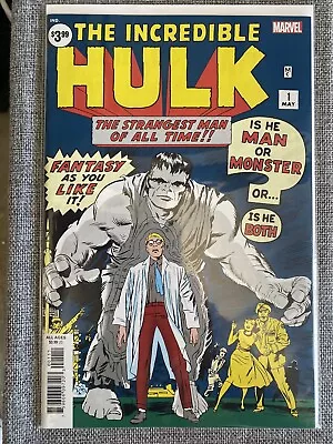 Incredible Hulk #1 - Facsimile Edition - 2019 Marvel NM • $0.99