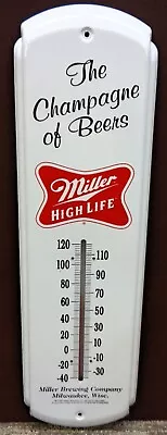 2000 Miller High Life Beer Advertising 5  X 17  Thermometer Sign - Works Great! • $90