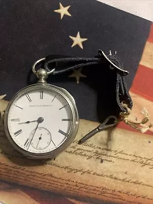 1885 Elgin 11j 18s Model 1 Grade 13 Class 5 Key Wind/set Pocket Watch Running! • $75