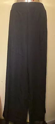 Jack Wills Womens Wide Leg Trouser Black. Size 16. BNWT • £4.99