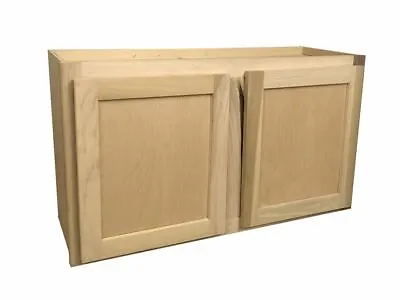 $154 • Buy Kitchen Wall Cabinet | Unfinished Poplar | Shaker Style | 30x18x12 In. 