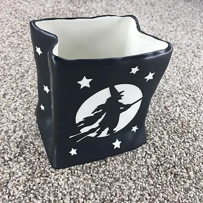 PartyLite Halloween Witch Luminary Black Bag P9775 Candle Votive Holder Only • $17.08
