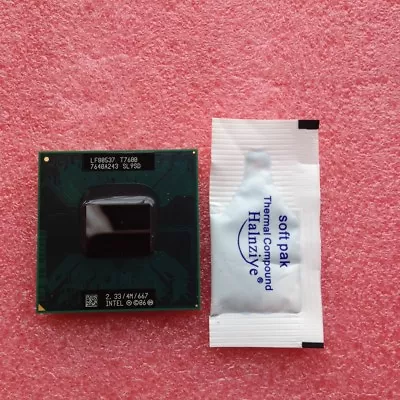 Intel Core 2 Duo T7600 2.33 GHz 4M 667 Mobile Dual-Core CPU SL9SD Processor • £21.58