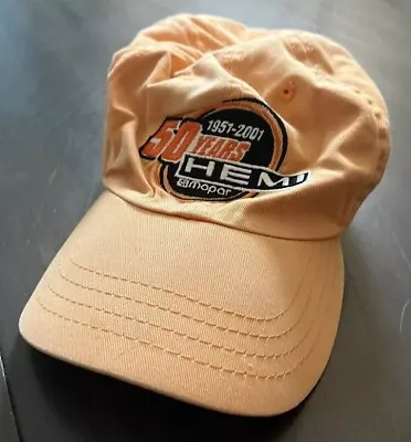 Mopar Dodge Hemi Orange 50 Years Vintage Hat Cap 1951-2001 Baseball • $20