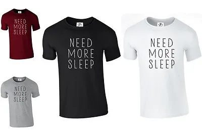 £5.99 • Buy Need More Sleep T Shirt Top Fun Tumblr Hipster Indie Grunge Paris (need,tshirt)