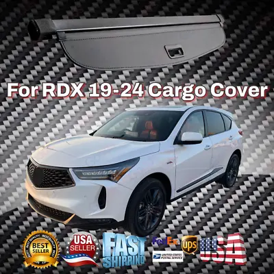 For 2019-24 Acura RDX Trunk Retractable Black Cargo Cover Security Shade Shield • $82.99