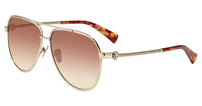John Varvatos V546 Gold Large Men's Aviator Sunglasses Eyesize 63-13-145 Japan • $75