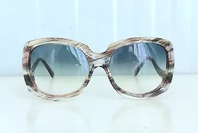 £495 • Buy RARE VINTAGE OLIVER GOLDSMITH 1960's DUNDEE TRANSLUCENT OVERSIZED SUNGLASSES NOS