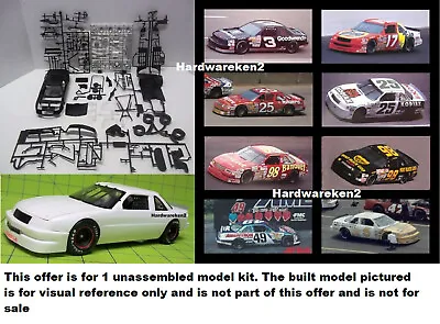 DONOR NASCAR 1989-1992 CHEVROLET LUMINA STOCK CAR KIT - BLACK - 1/24 Scale • $32