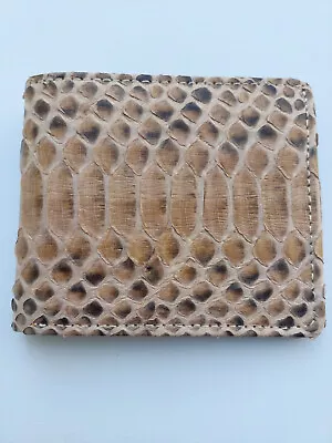 REQUEST Enveskuk-0 WALLET MEN'S GENUINE MADE OF PYTHON SNAKE SKIN • $50