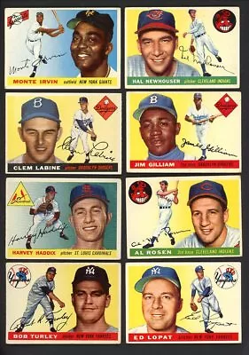 1955 Topps Set Lot 55 Diff Bargain Grade Irvin Newhouser 495191 (kycards) • $139.95