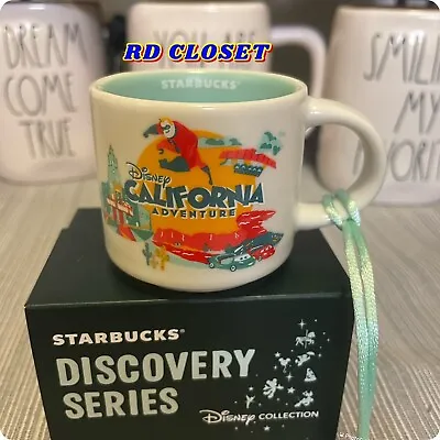 Disney California Adventure Starbucks Discovery Series Ornament Espresso Mug. • $36.95