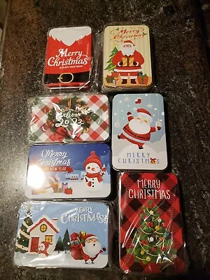 Christmas Holiday Gift Card Holders - Tins - Metal Holders BRAND NEW/NEVER USED] • $16.99