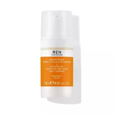 REN Clean Skincare Brightening Dark Circle Eye Cream 0.5 Fl Oz/15 Ml - VEGAN NIB • $22.98