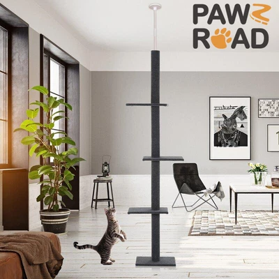 $75.99 • Buy Cat Tree Scratching Post Scratcher Cats Tower Condo House Furniture Ceiling High