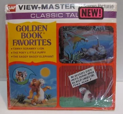 Golden Book Favorites View-Master Pack H 14 1977 SEALED PACK • $14.99