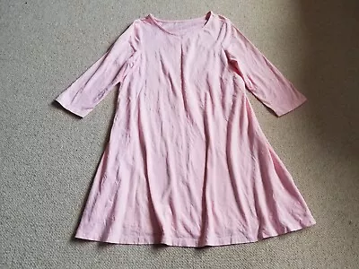 $7.99 • Buy Womens Dress-ISLAND COMPANY-pink Cotton Stretch Knit 3/4 Sleeve-M