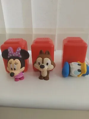 Puzzle Palz Disney Micky Mouse & Friends 3D Puzzle Eraser MINNIE DONALD CHIP • £5