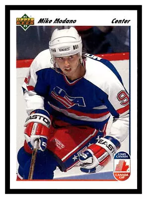 1991 Upper Deck  #32 Mike Modano - USA  CC • $1.75