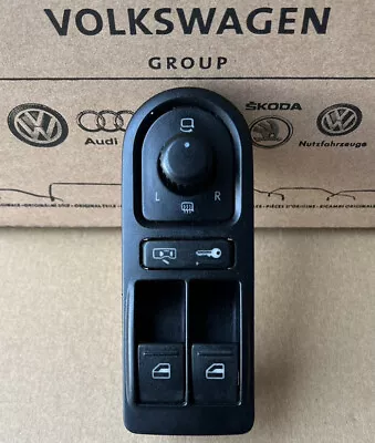 VW T5 Transporter Caravelle Drivers Electric Window Switch Power Folding Mirrors • £125