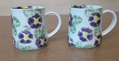 2 Ben Thomas Hornsea Hand Made Porcelain Mugs • £15