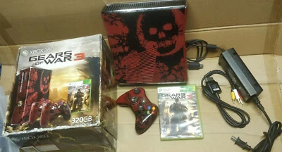 $249.99 • Buy Xbox 360 Gears Of War 3 Limited Edition 320GB Complete In Box
